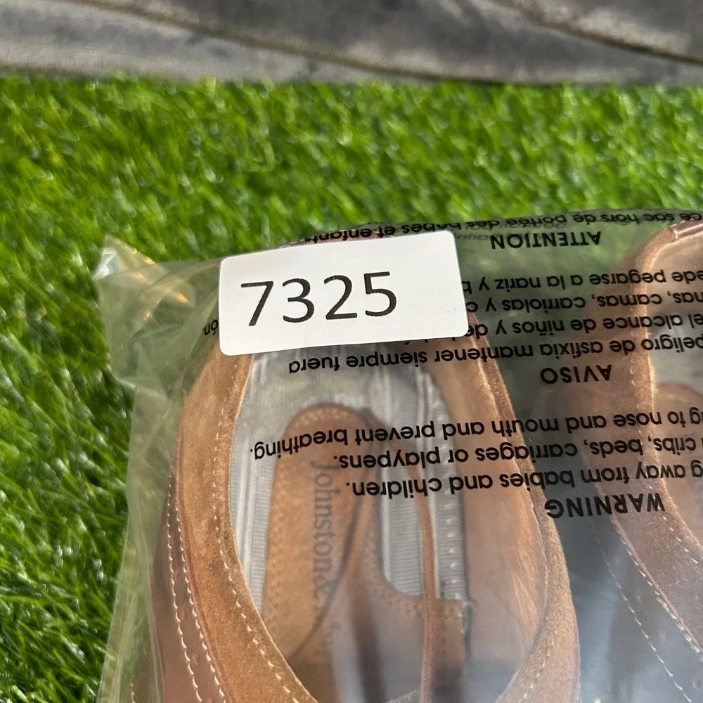 Johnston and Murphy 59-15020 Oxford Mens size 10.5 Brown Suede Leather Trim